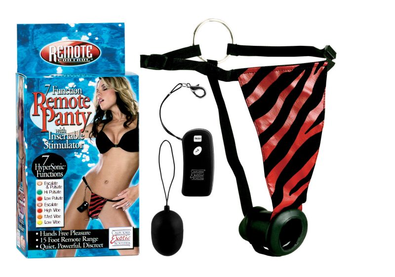 7 Function Remote Vibrating Panty with Insertable Stimulator by Lovedreamer