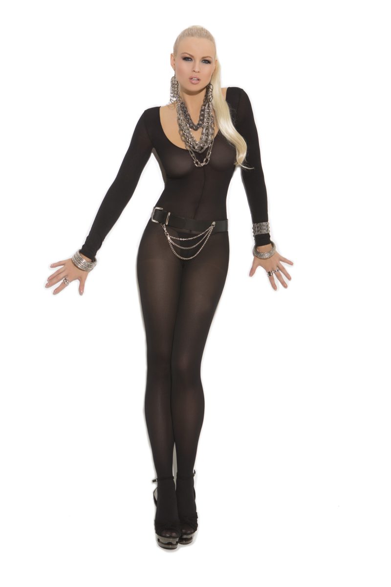 Sheer Long Sleeve Bodystocking by Lovedreamer