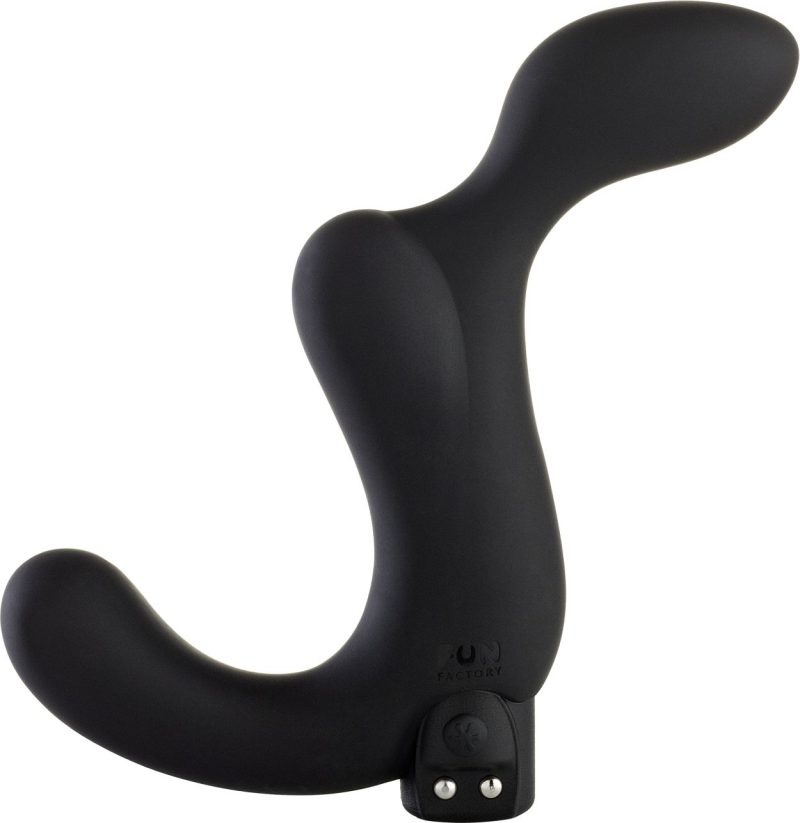 Fun Factory The Duke Rechargeable Vibrating Silicone Prostate Stimulator- Black by Lovedreamer
