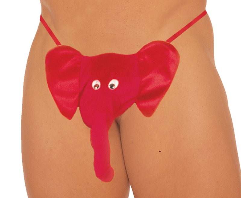 Mr. Peanuts Elephant Men's Thong by Lovedreamer