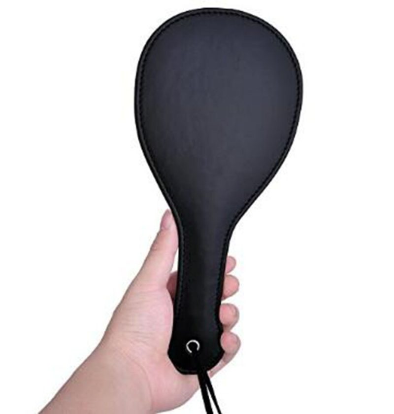 Please Round Leather Paddle by Lovedreamer
