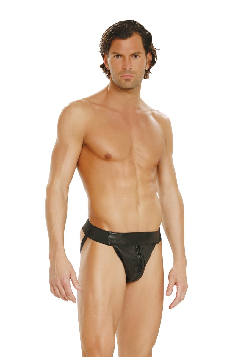 Leather Jock Strap by Lovedreamer