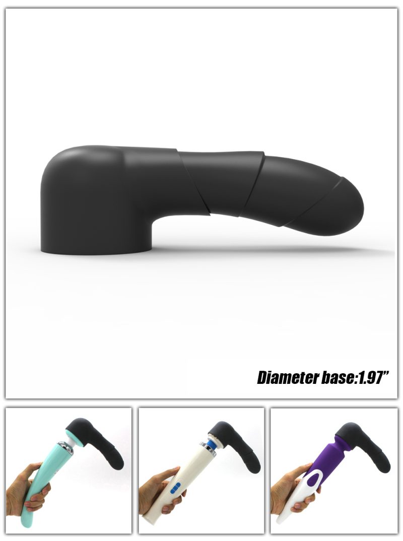 Silicone Ridge Rider Attachment For Wands by Lovedreamer
